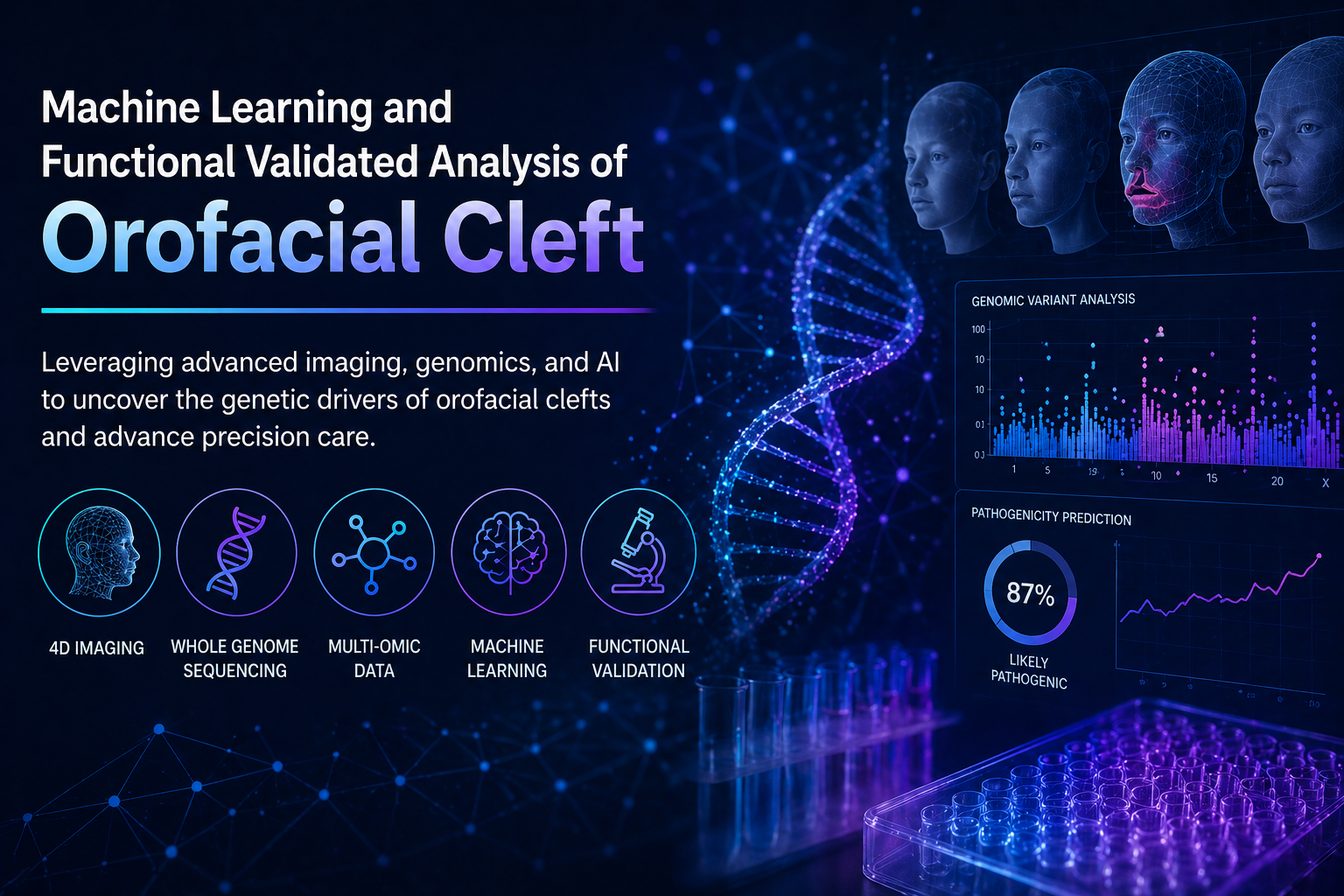 Machine Learning and Functional Validated Analysis of Orofacial Cleft