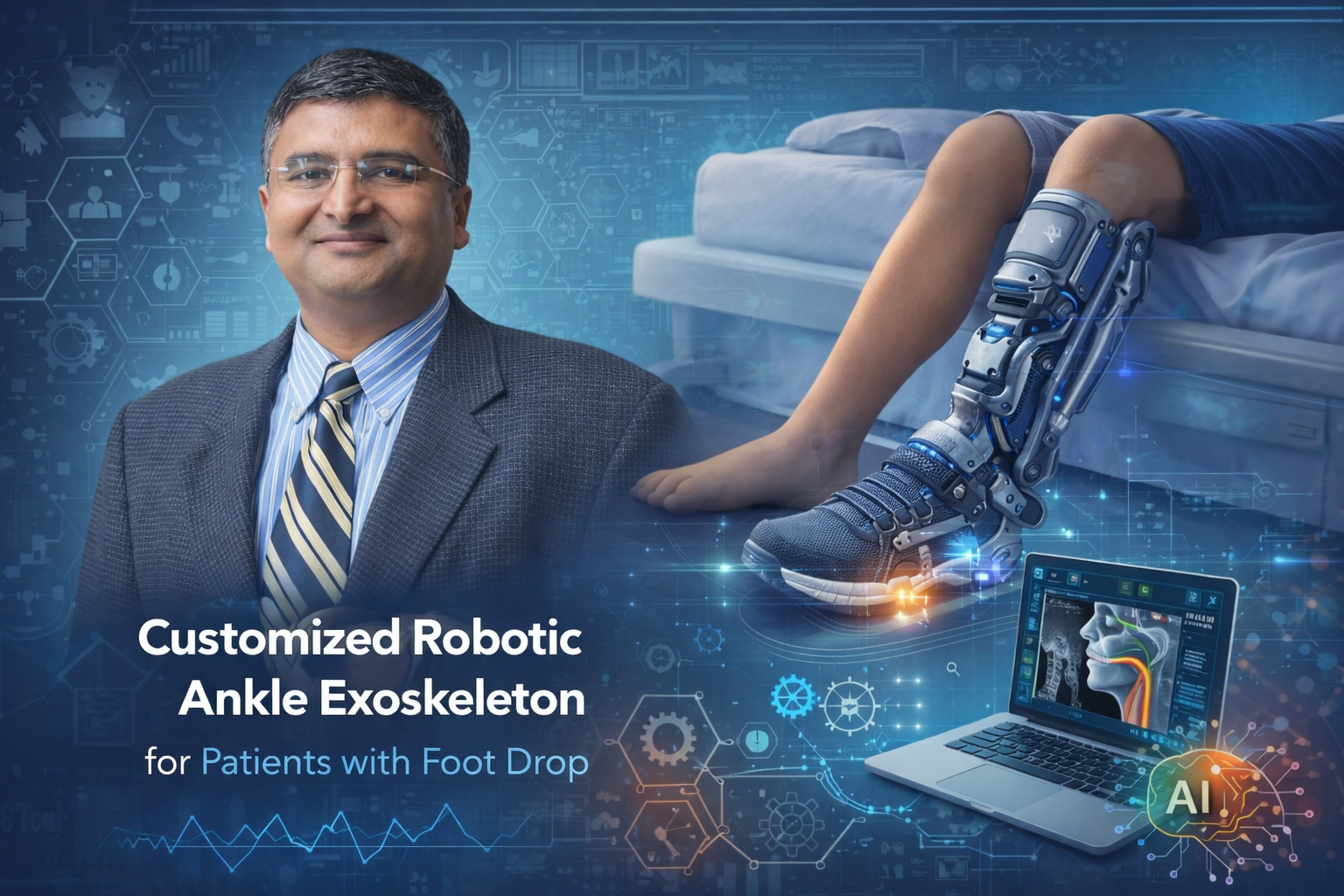 Customized Robotic Ankle Exoskeleton for Foot Drop