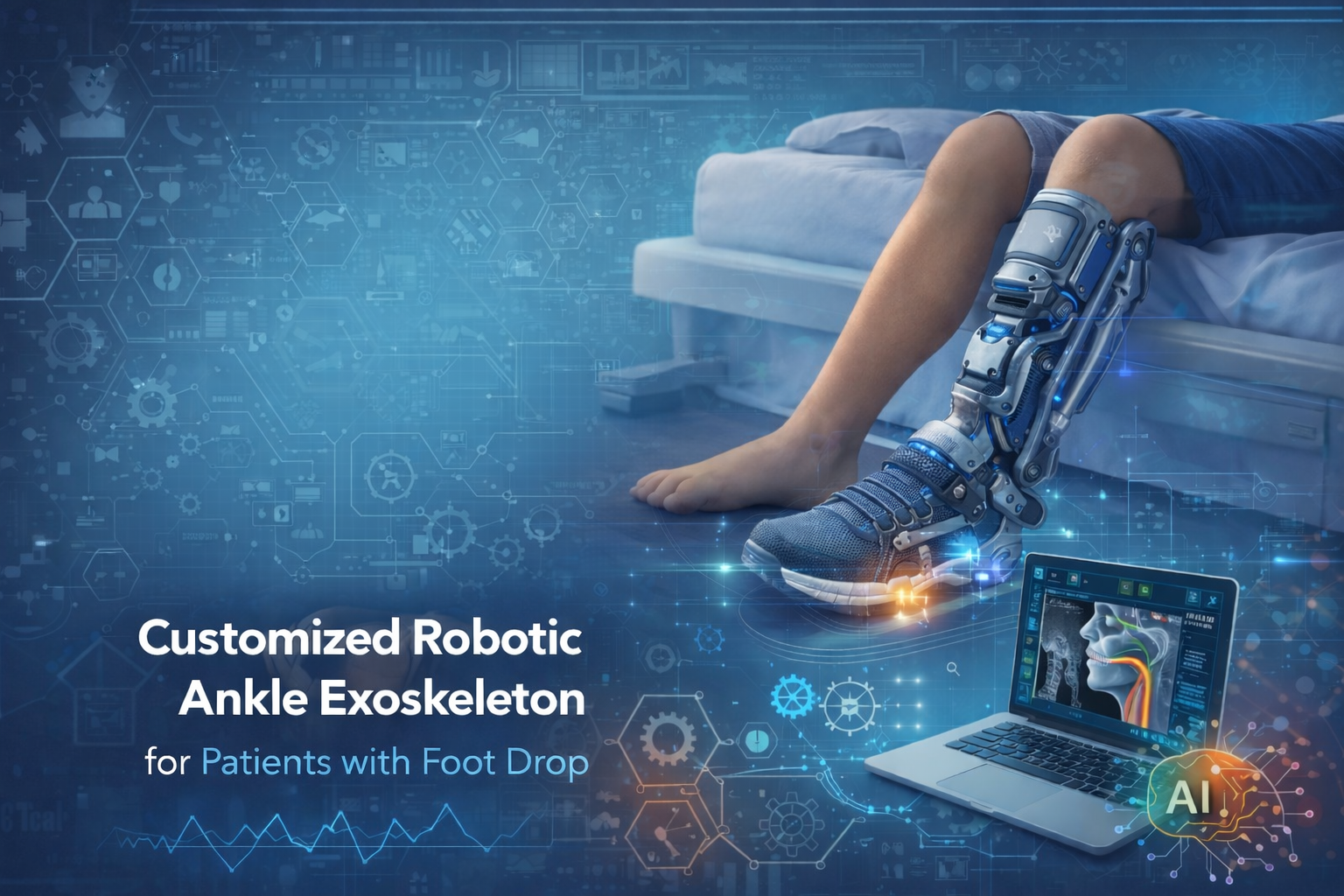 [Add inline image alt text for Customized Robotic Ankle Exoskeleton for Foot Drop]