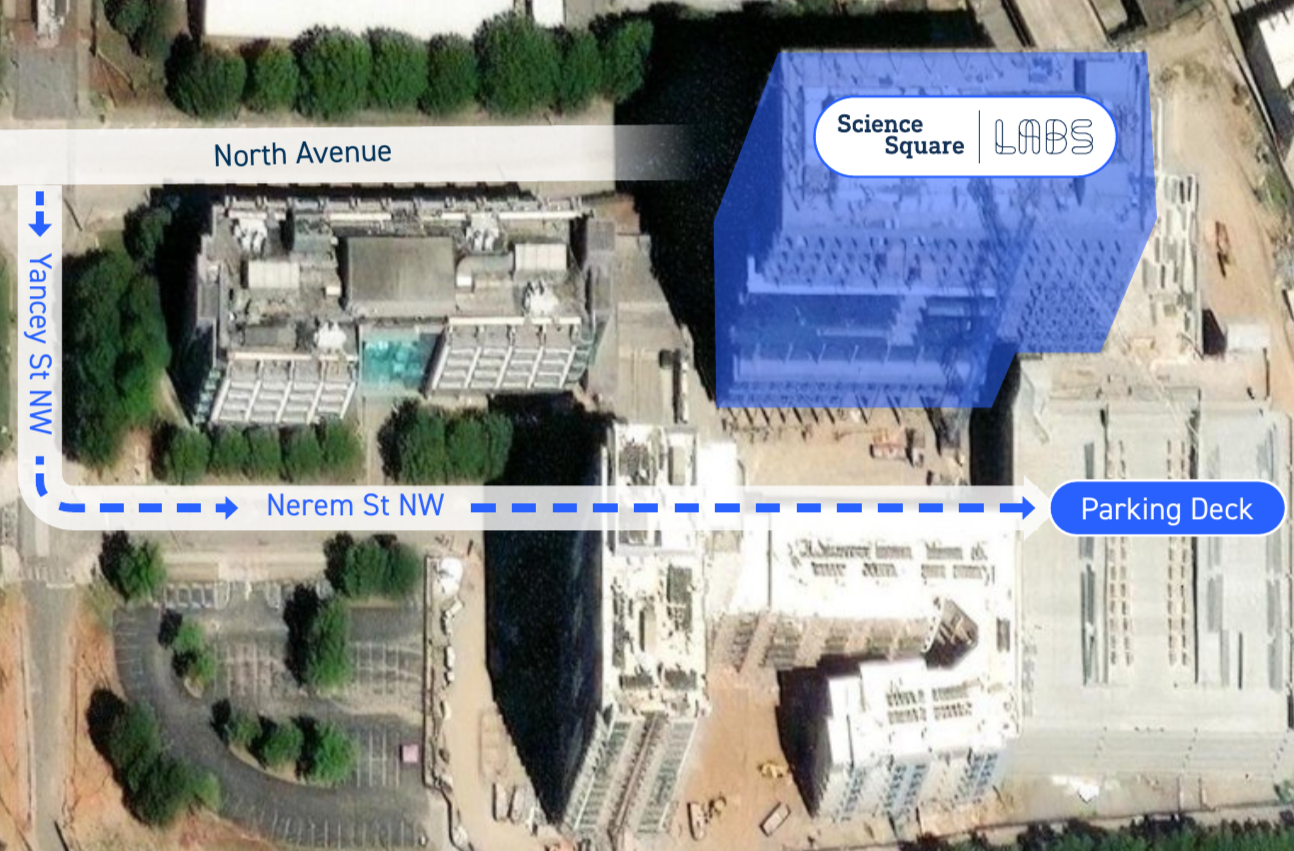 Science Square Parking Map